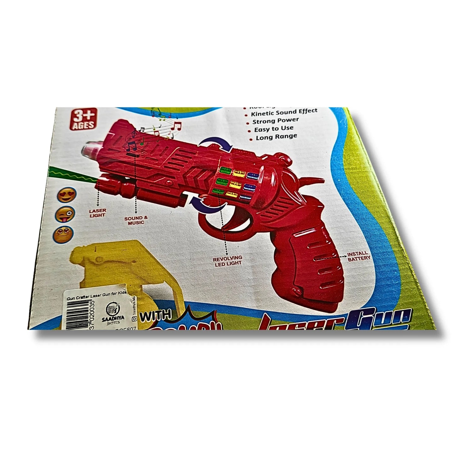 Kaby Smart Gun Toy with Light & Sound for Kids | Battery Operated Toy Gun