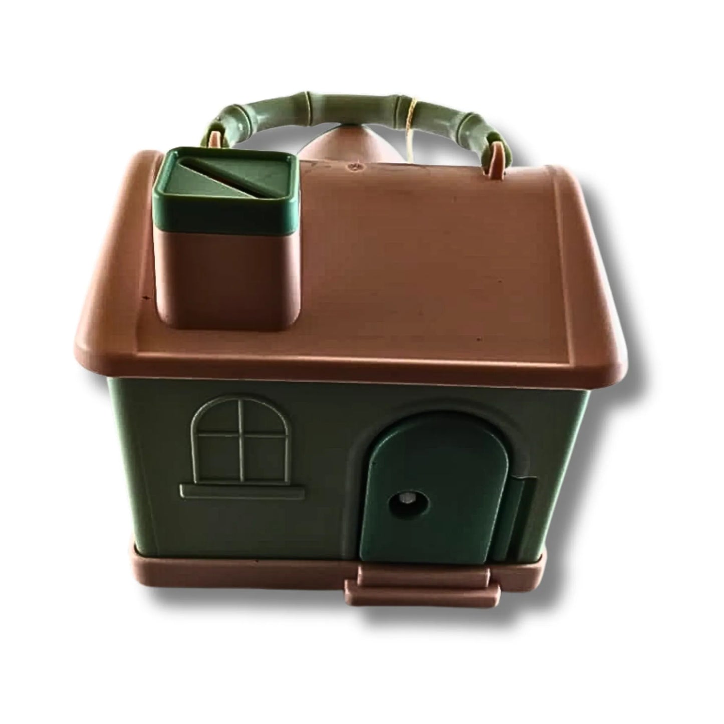 Kids House Shape Piggy Bank with Key Lock & Handle | Cartoon Money Saving Box for Boys & Girls