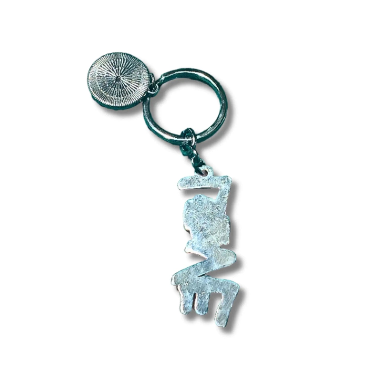 Kiss & Love Charm Keychain