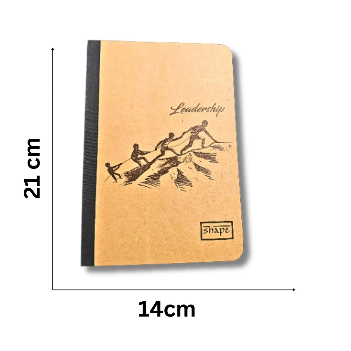 Leadership Kraft Notebook | 14 × 21 cm Ruled Notebook