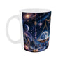 Libra Zodiac Ceramic Mug – Celestial Balance Design | 325ml Premium Astrology Coffee Mug