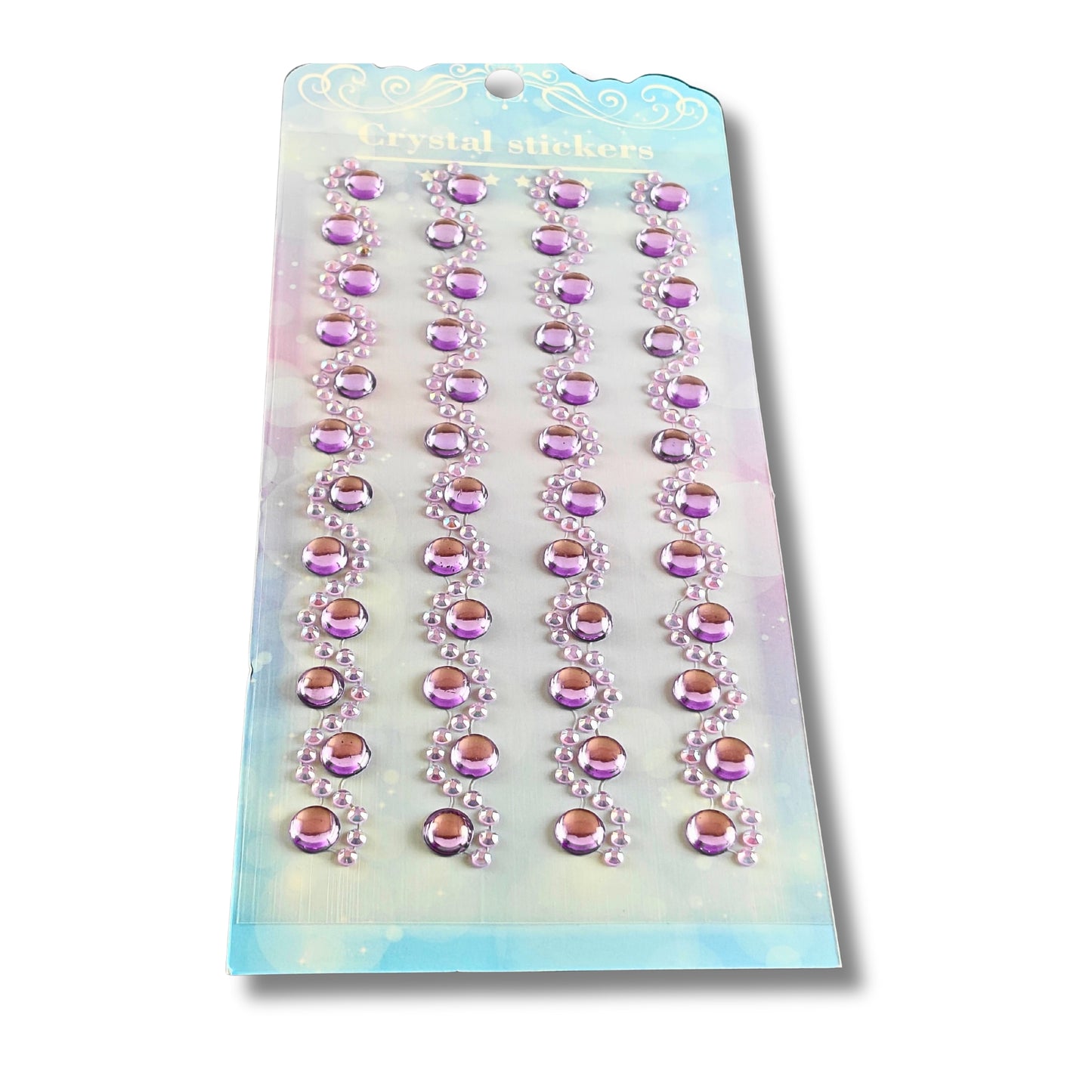Luxury Crystal Designer Stone Stickers | 3D Self-Adhesive Rhinestone Border Stickers