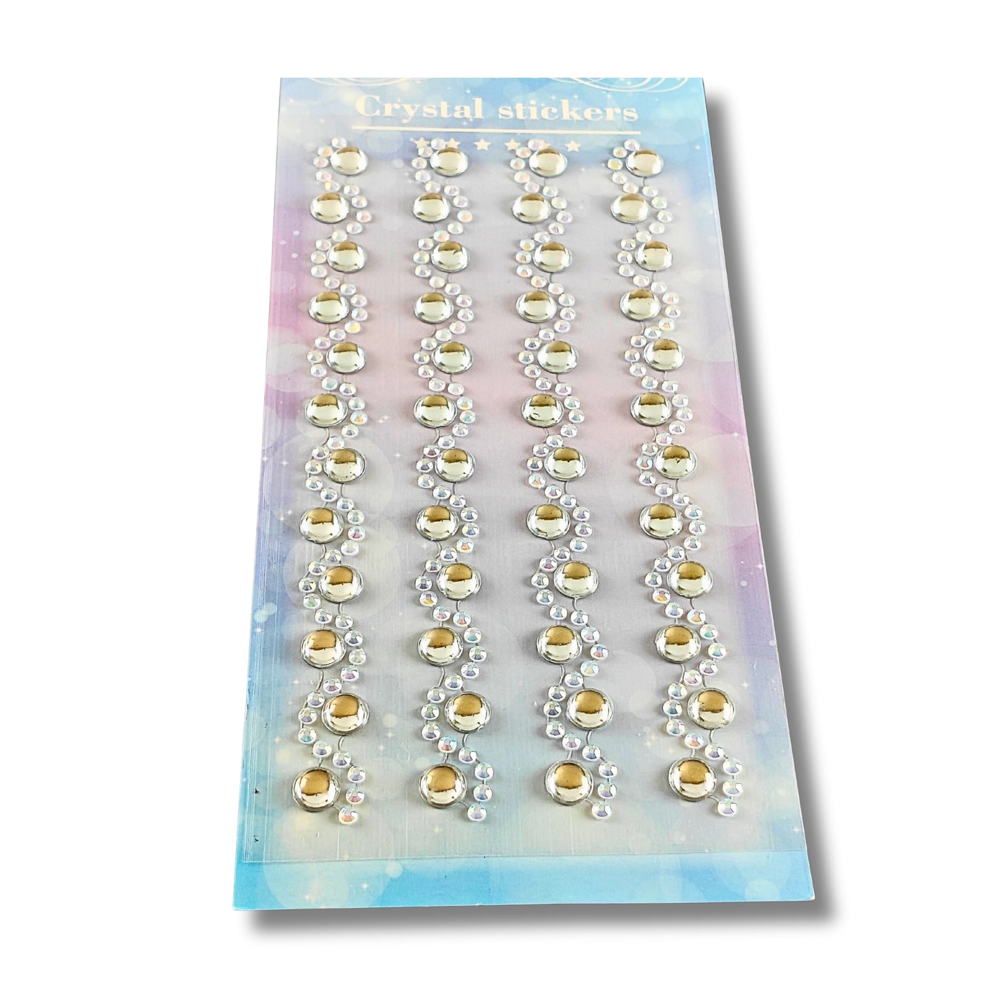 Luxury Crystal Designer Stone Stickers | 3D Self-Adhesive Rhinestone Border Stickers
