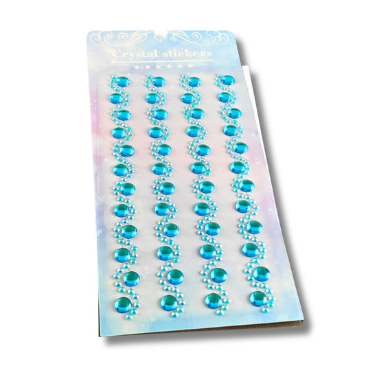 Luxury Crystal Designer Stone Stickers | 3D Self-Adhesive Rhinestone Border Stickers