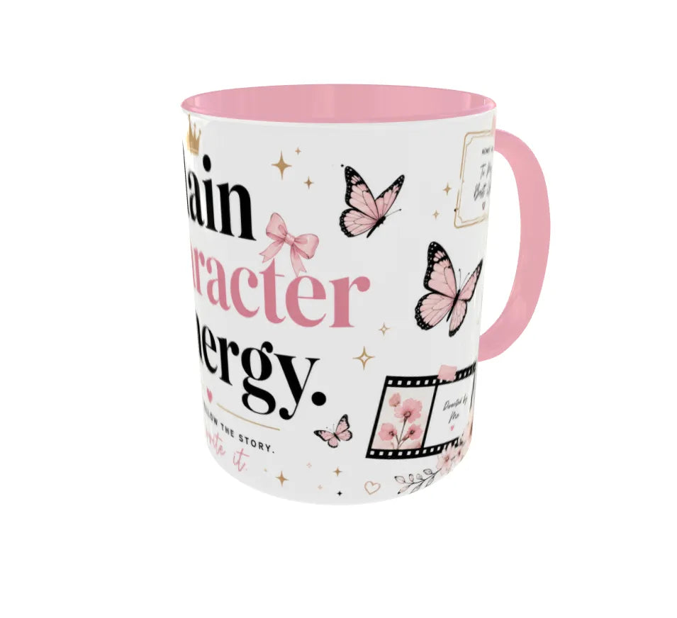Main Character Energy Pink Ceramic Mug