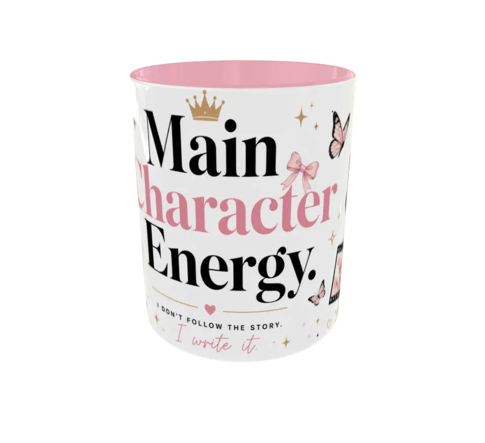 Main Character Energy Pink Ceramic Mug