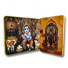 Makhan Chor Krishna & Jai Shree Ram Wall Frame Set of 2 | Hindu God Frames for Home, Mandir & Gift