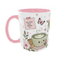 Matcha Mood Pink Ceramic Mug