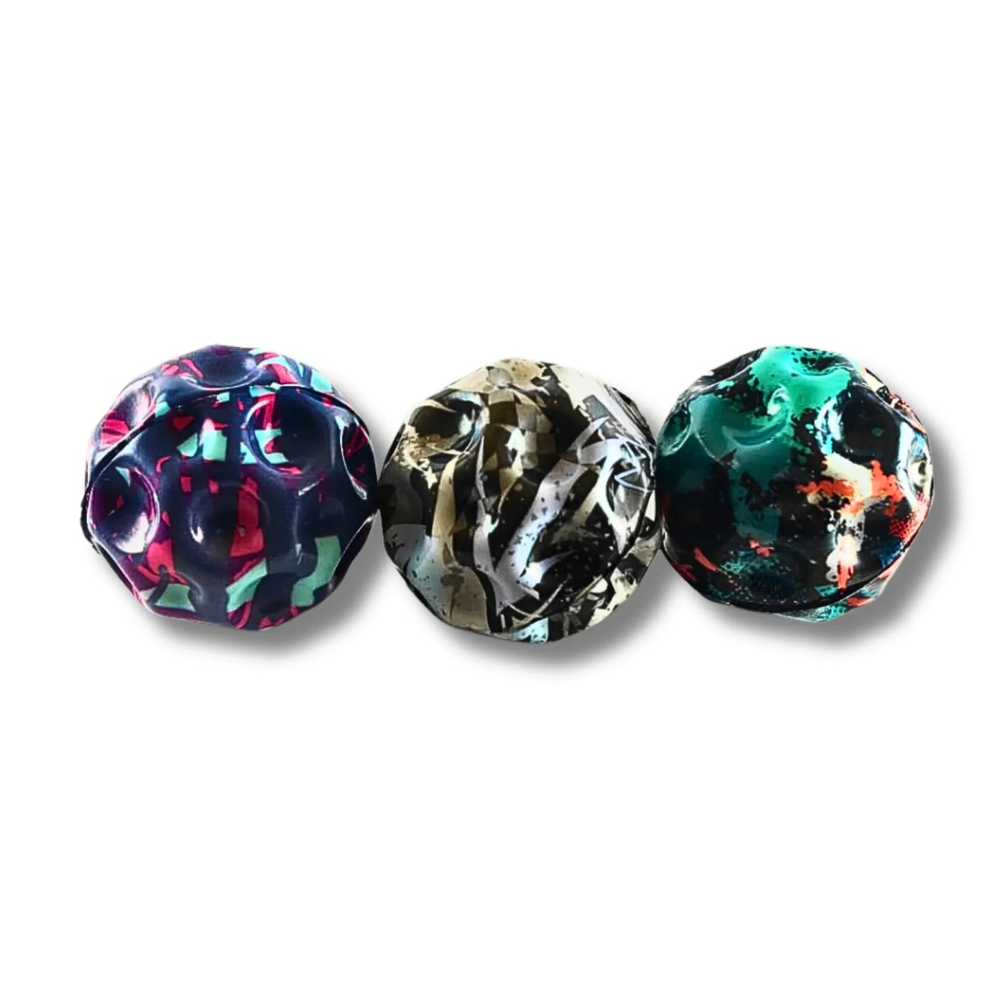 Moon Ball Set of 3 – High Bounce Sensory Space Balls for Kids & Adults