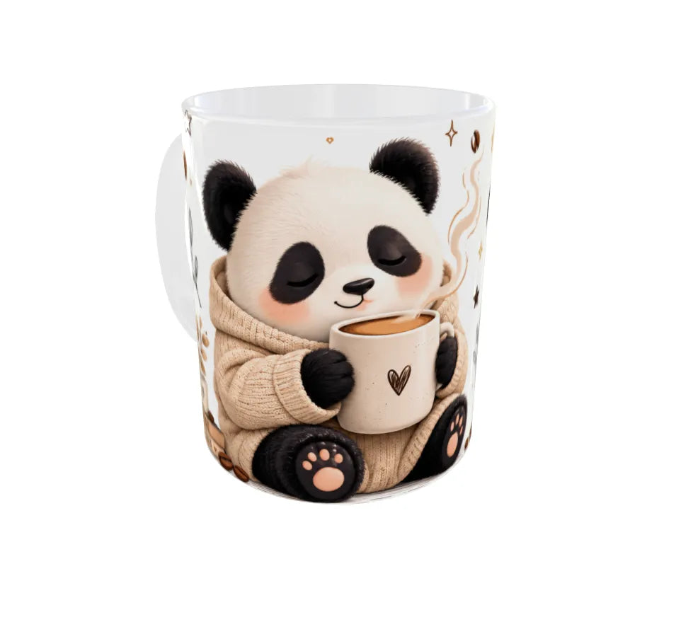 Morning Brew Panda Ceramic Coffee Mug