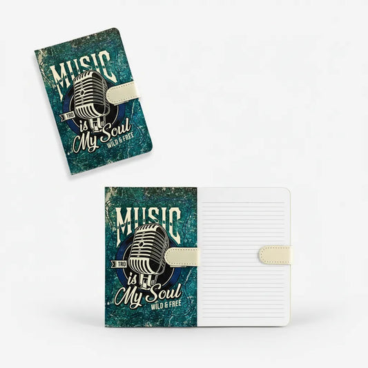 Music Is My Soul Stylish Ruled Diary