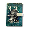 Music Is My Soul Stylish Ruled Diary