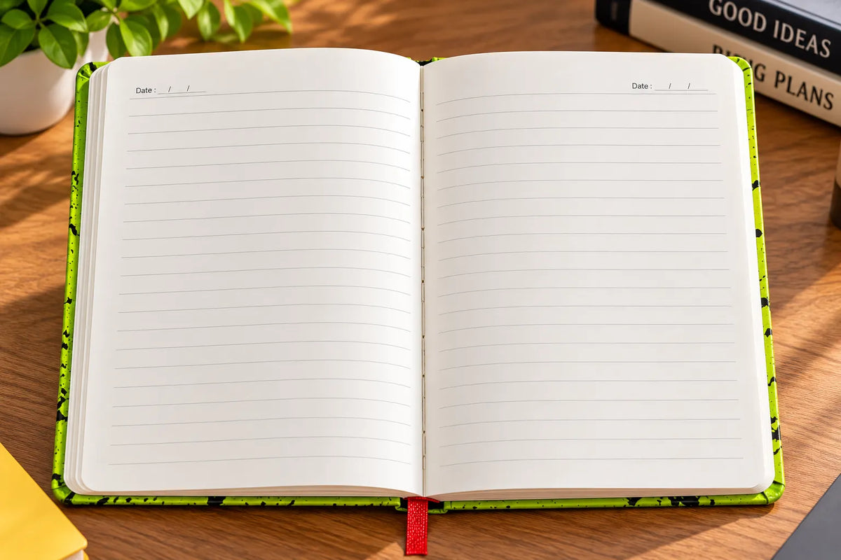 Never Give Up Motivational Ruled Notebook –14.8 x 10.5 cm, 192 Pages