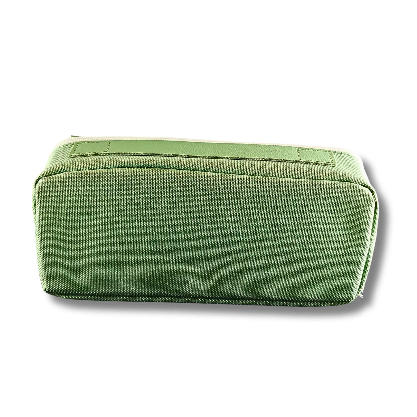 Nice Labhu cartoon zipper pencil pouch for kids in green blue and brown colors