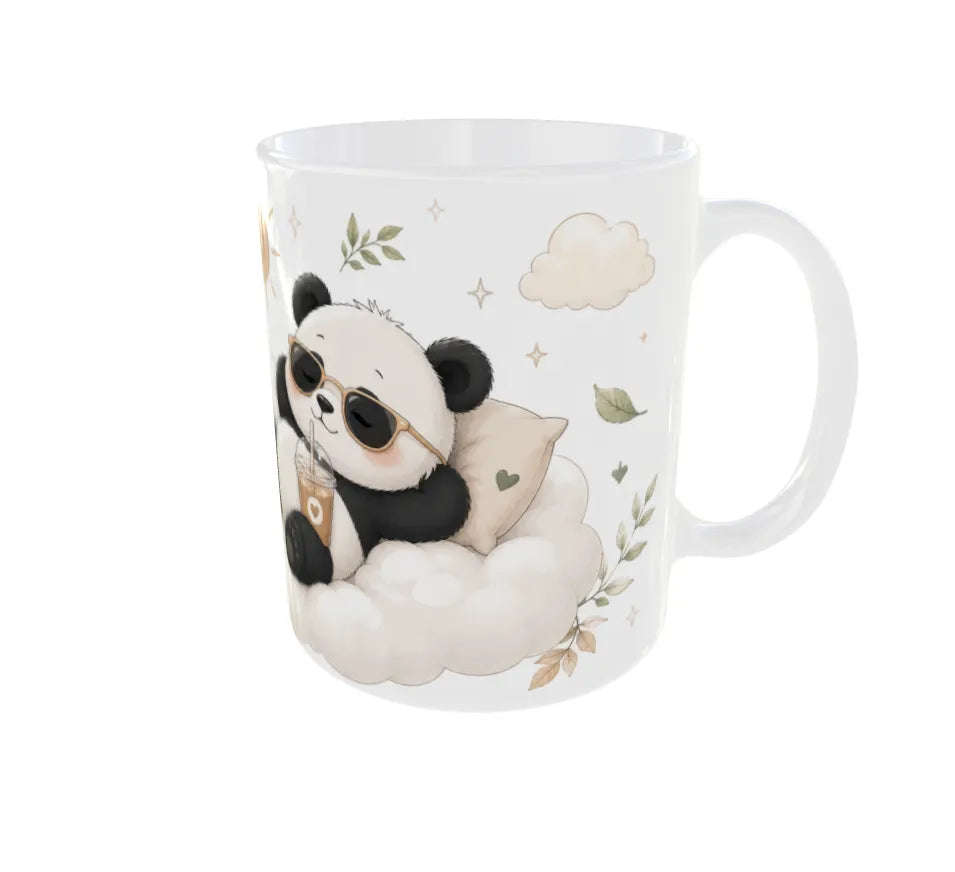 No Rush Today Panda Ceramic Coffee Mug