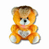 Orange Teddy Bear with Heart Cushion | Soft Plush Stuffed Teddy Bear for Kids, Girlfriend & Gift Giving