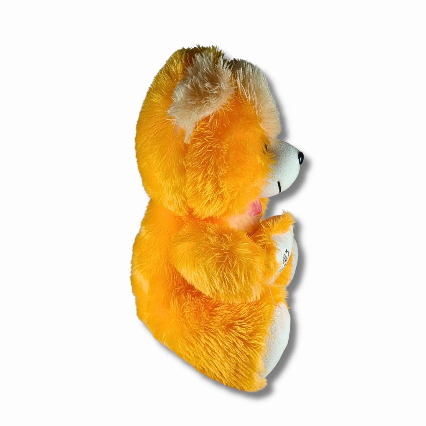 Orange Teddy Bear with Heart Cushion | Soft Plush Stuffed Teddy Bear for Kids, Girlfriend & Gift Giving