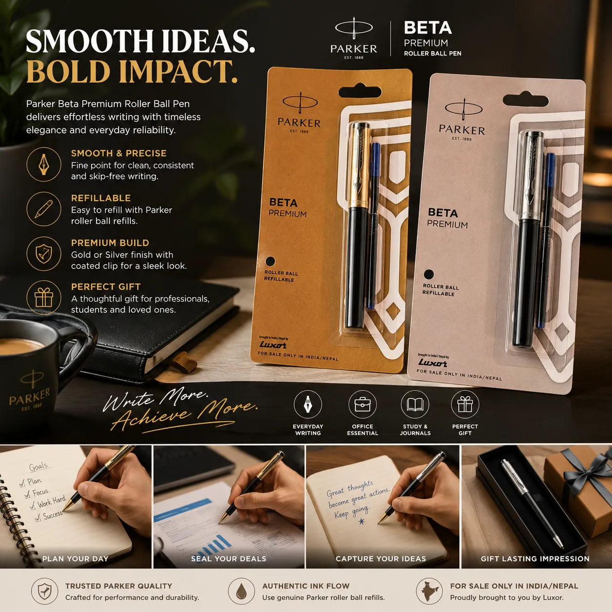 PARKER Beta Premium Roller Ball Pen