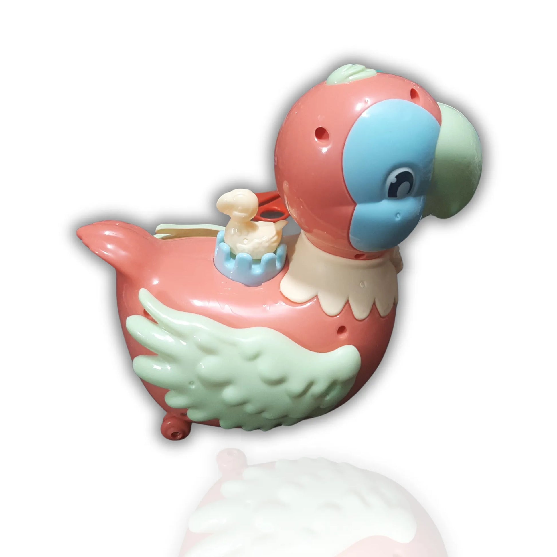 Interactive egg laying toy for toddlers