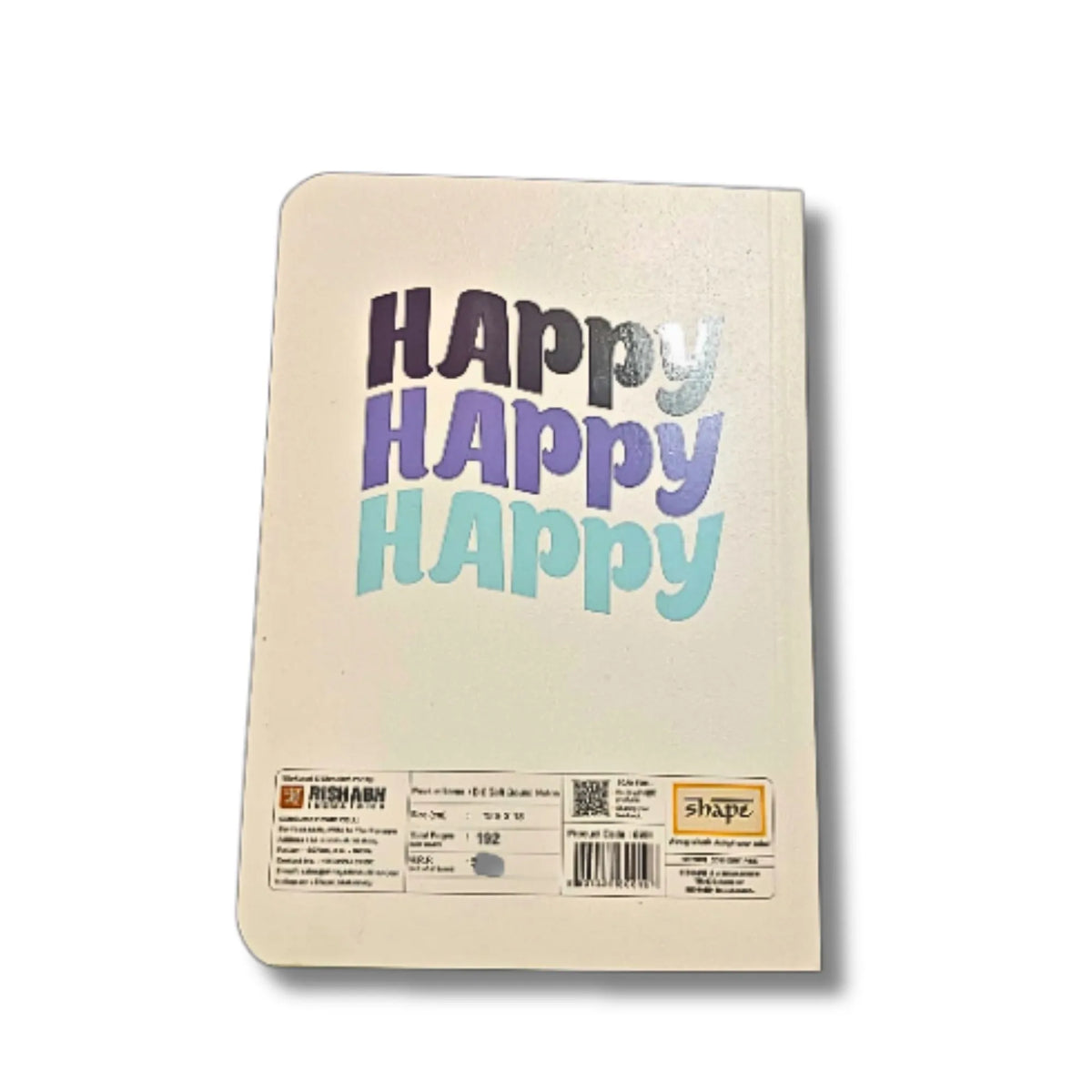 Pastel Watercolor Elephant Notebook – Soft Cover Ruled Diary, 192 Pages, 18 × 12.5 cm