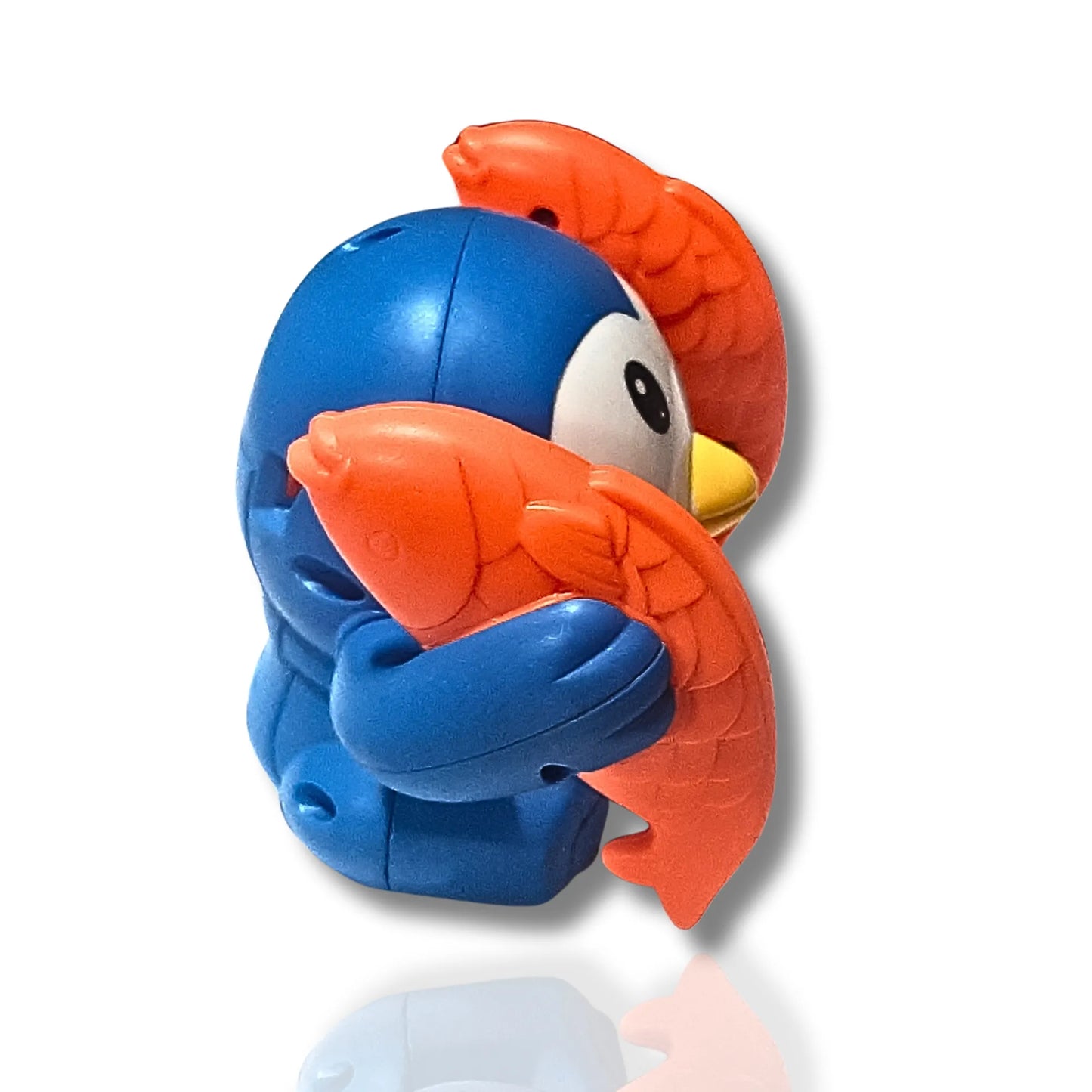 Cute musical penguin toy side angle