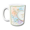 Personalized Forever Connected Floral Heart Photo Mug