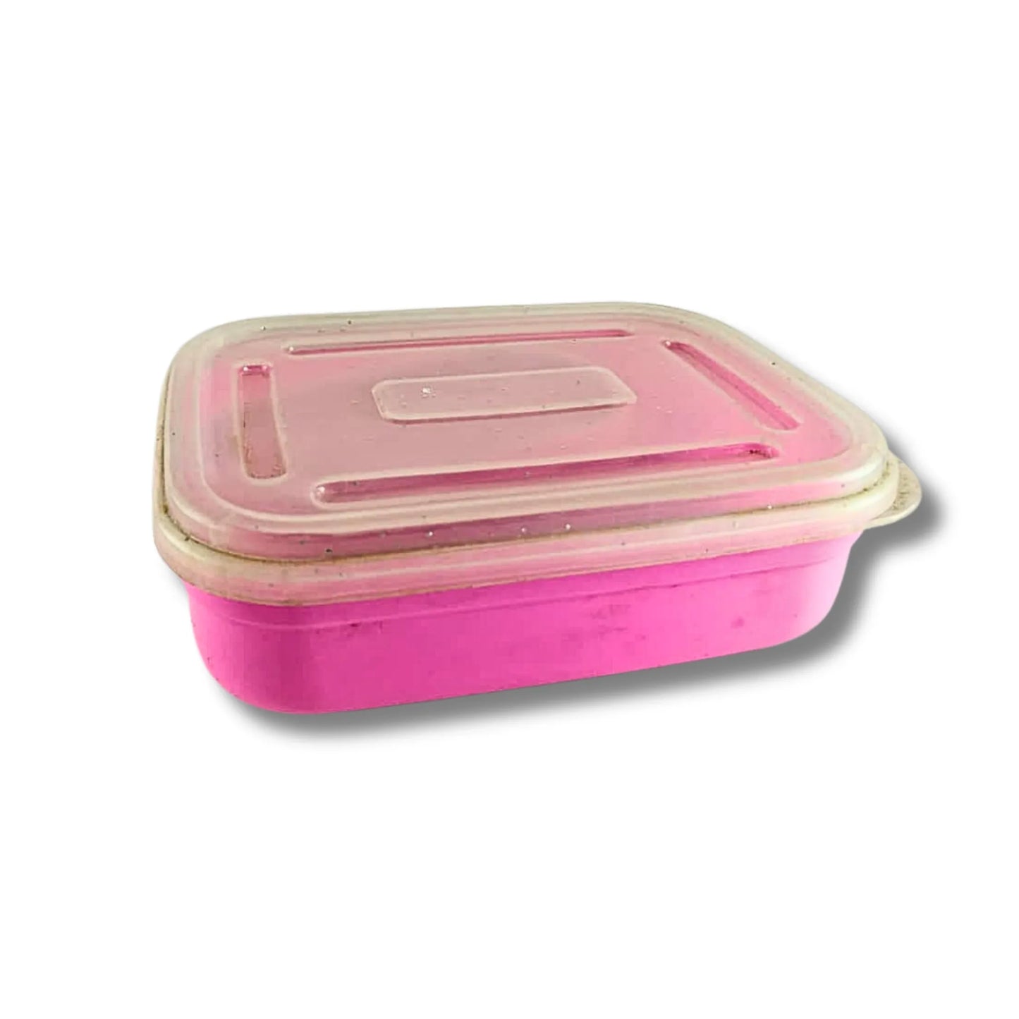 Pink Lunch Box with Spoon & Inner Storage Container