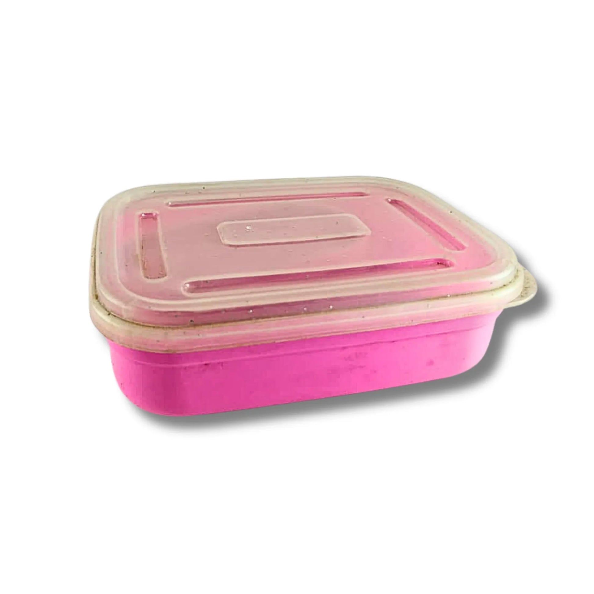 Pink Lunch Box with Spoon & Inner Storage Container