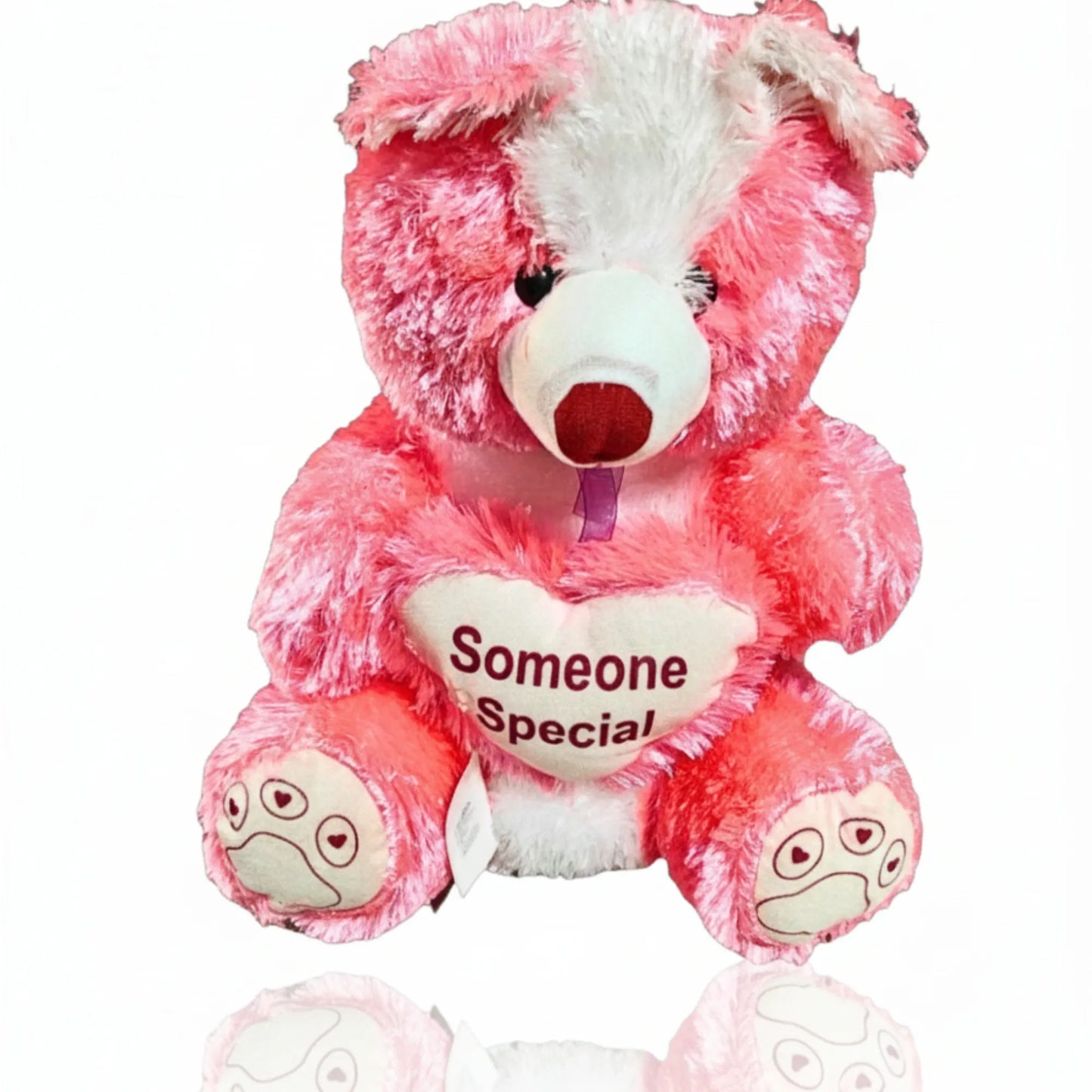 Pink Someone Special Teddy Bear with Heart Cushion | Soft Plush Teddy Bear Gift for Girls, Kids & Loved Ones