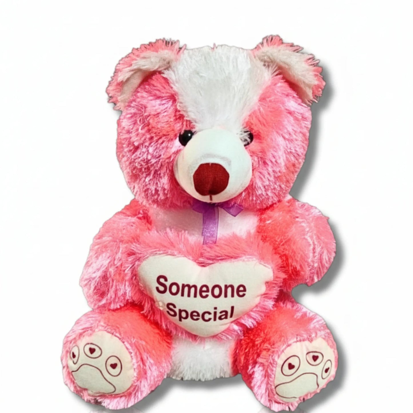 Pink Someone Special Teddy Bear with Heart Cushion | Soft Plush Teddy Bear Gift for Girls, Kids & Loved Ones
