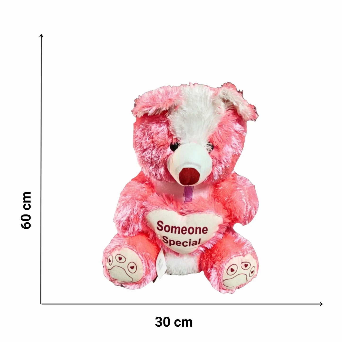 Pink Someone Special Teddy Bear with Heart Cushion | Soft Plush Teddy Bear Gift for Girls, Kids & Loved Ones