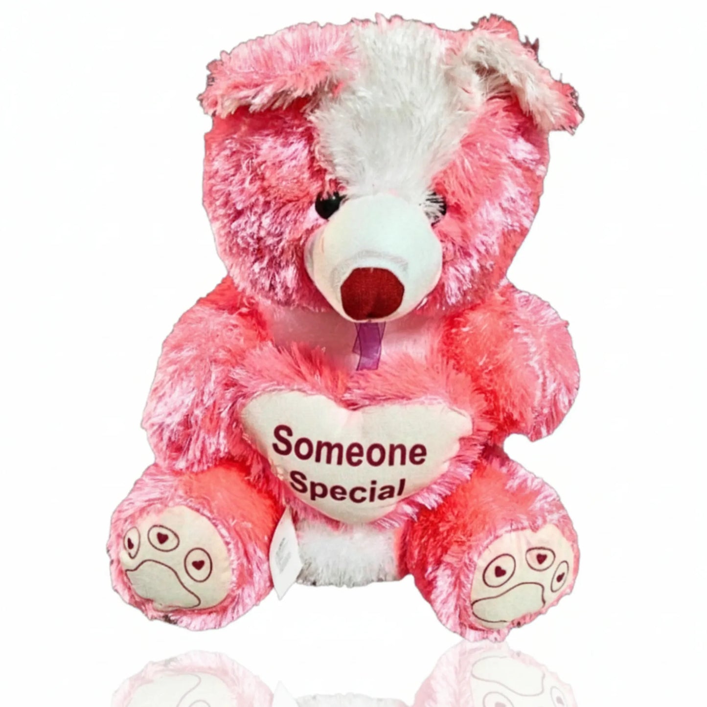 Pink Someone Special Teddy Bear with Heart Cushion | Soft Plush Teddy Bear Gift for Girls, Kids & Loved Ones