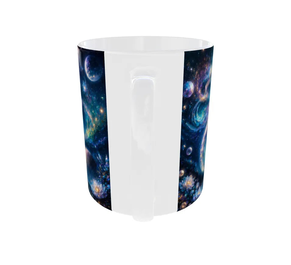 Pisces Zodiac Ceramic Coffee Mug – Celestial Koi Fish Astrology Mug | 325 ml Premium Printed Mug | Zodiac Gift for Pisces Men & Women