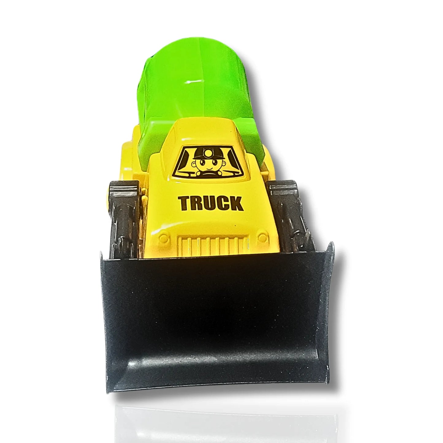 Power Construction Truck Toy for Kids with Rotating Drum & Front Loader | Battery Operated Construction Vehicle Toy