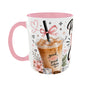 Powered By Iced Coffee Pink Ceramic Mug