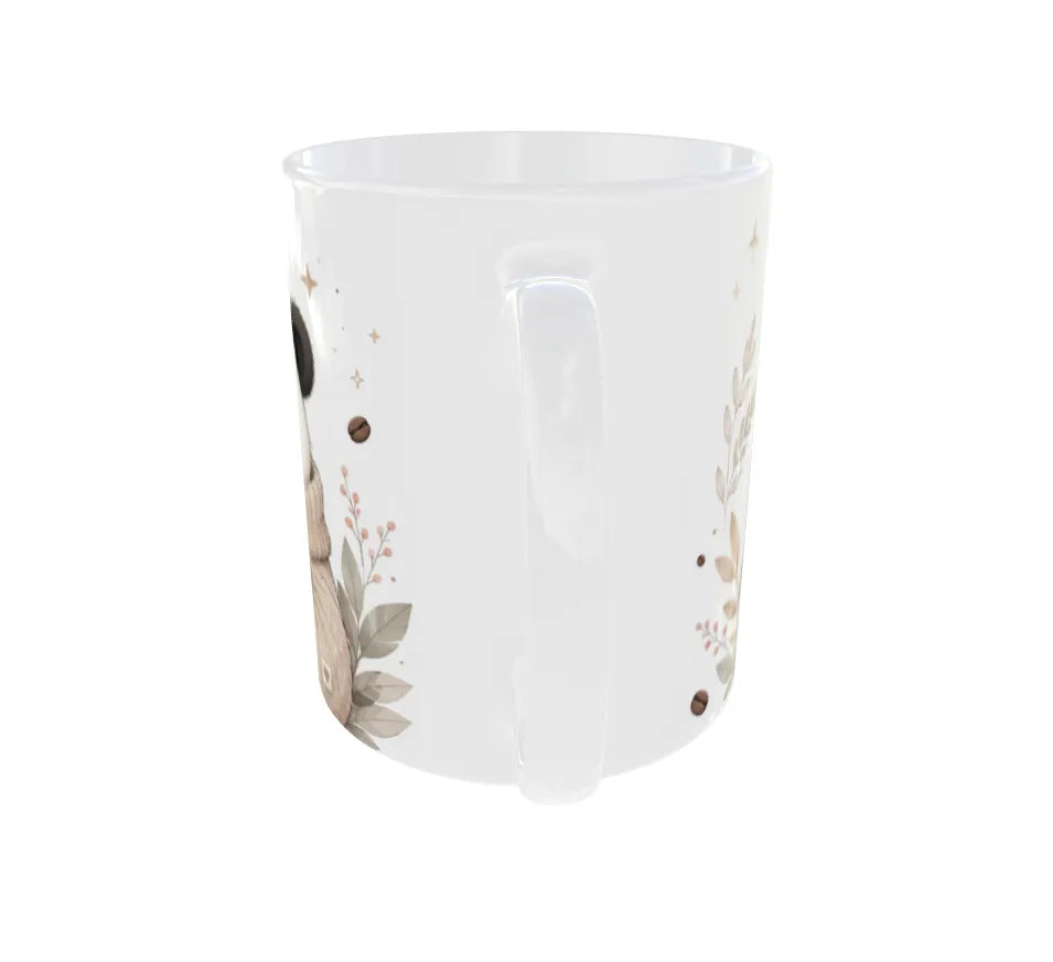 Powered by Coffee Panda Ceramic Coffee Mug