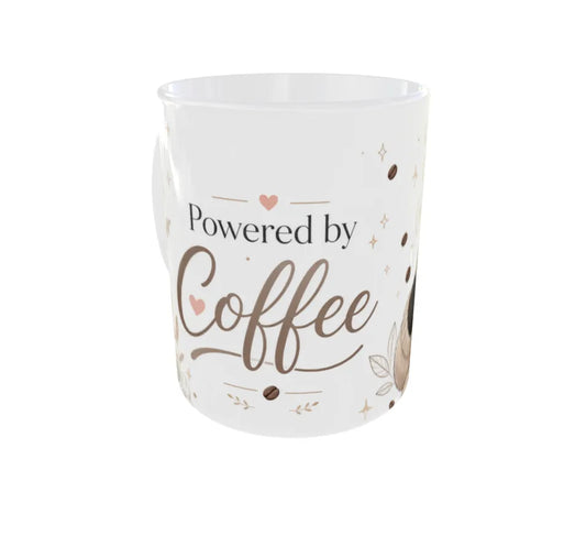 Powered by Coffee Panda Ceramic Coffee Mug