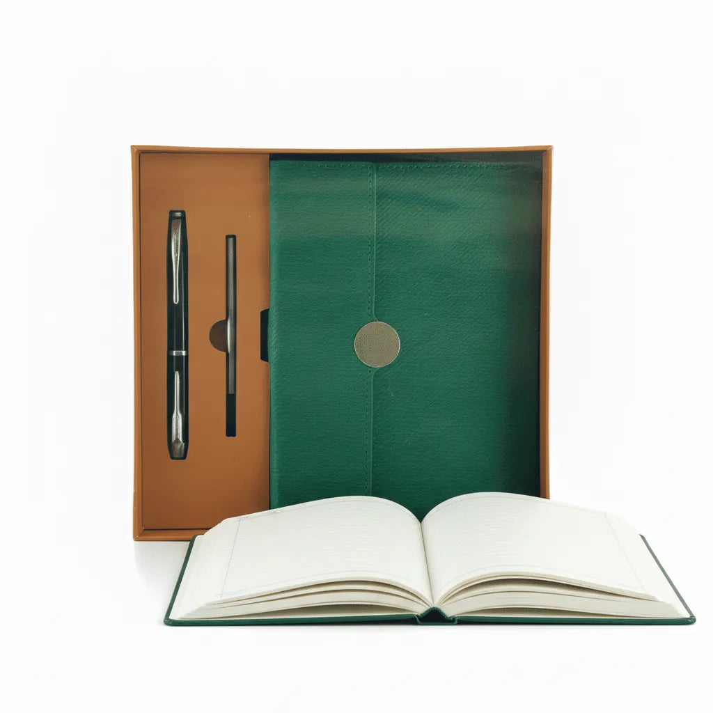Premium Office Diary Gift Set with Pen