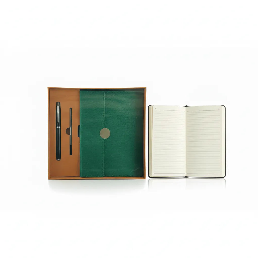 Premium Office Diary Gift Set with Pen