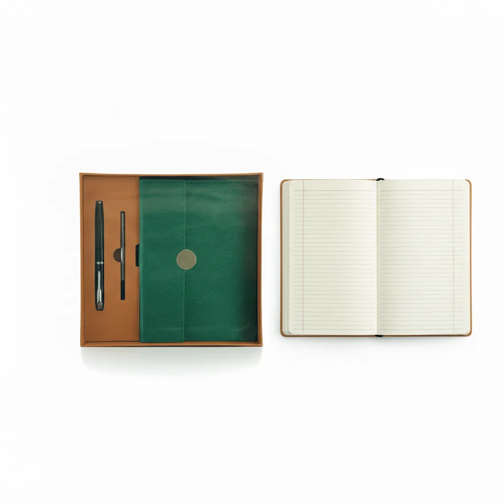 Premium Office Diary Gift Set with Pen