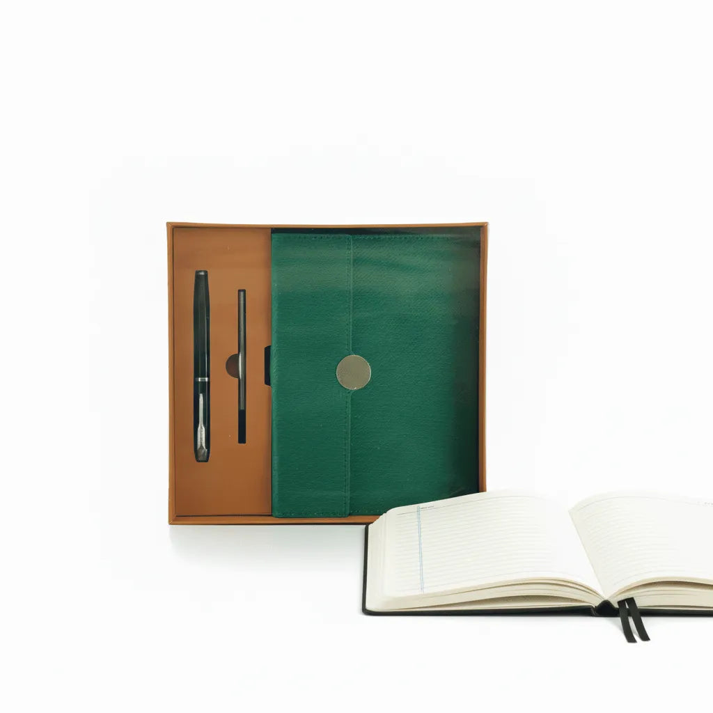 Premium Office Diary Gift Set with Pen