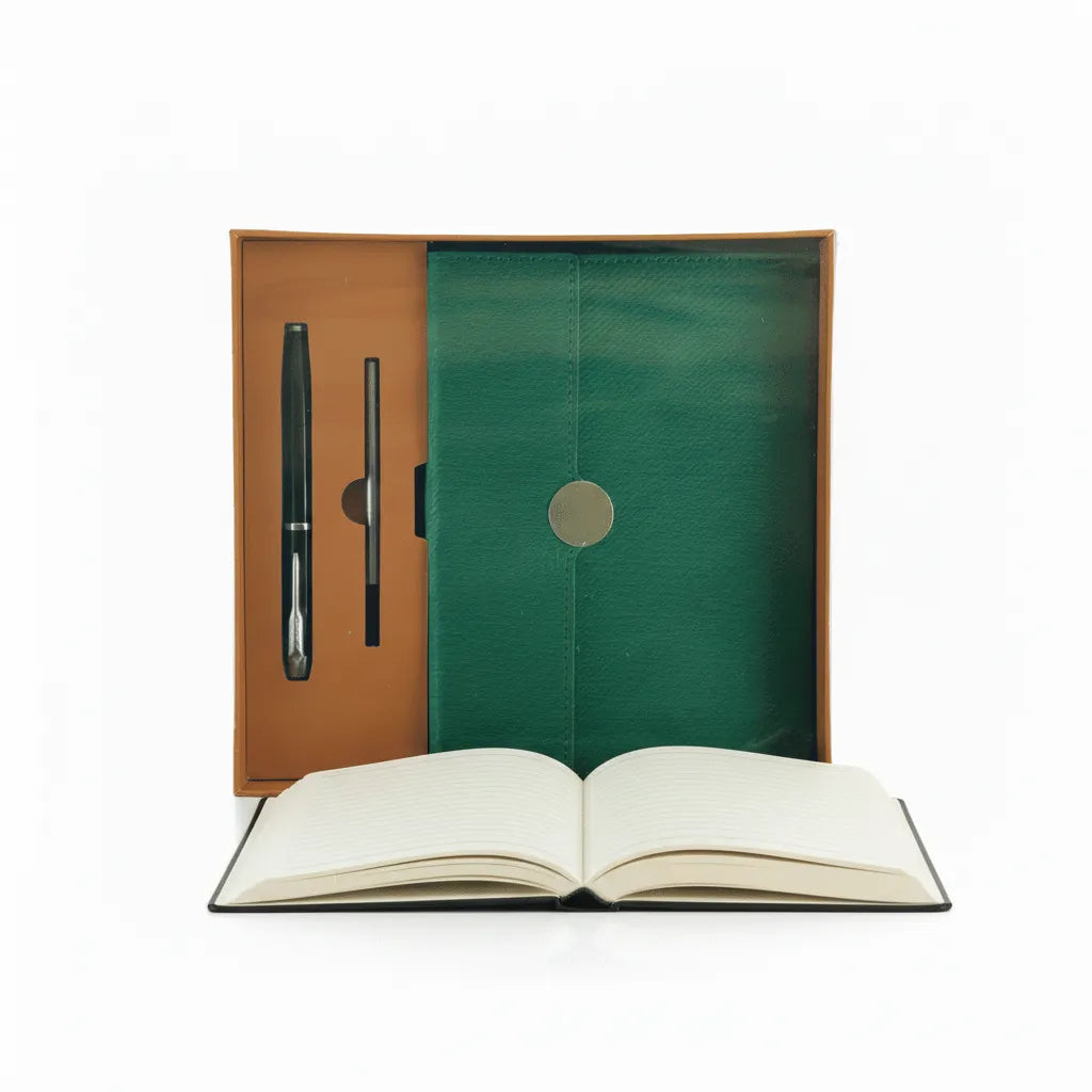 Premium Office Diary Gift Set with Pen