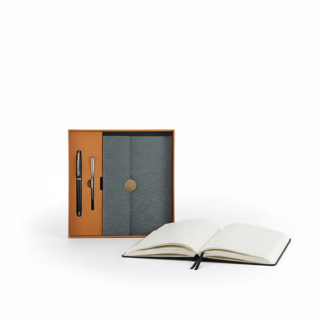 Premium Office Diary Gift Set with Pen