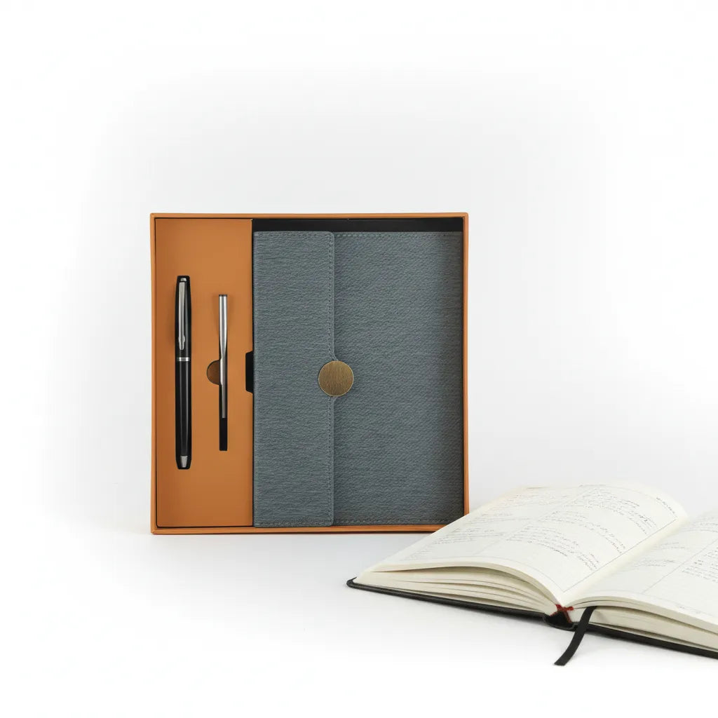 Premium Office Diary Gift Set with Pen
