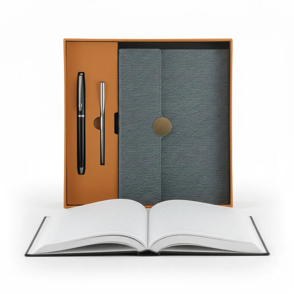Premium Office Diary Gift Set with Pen