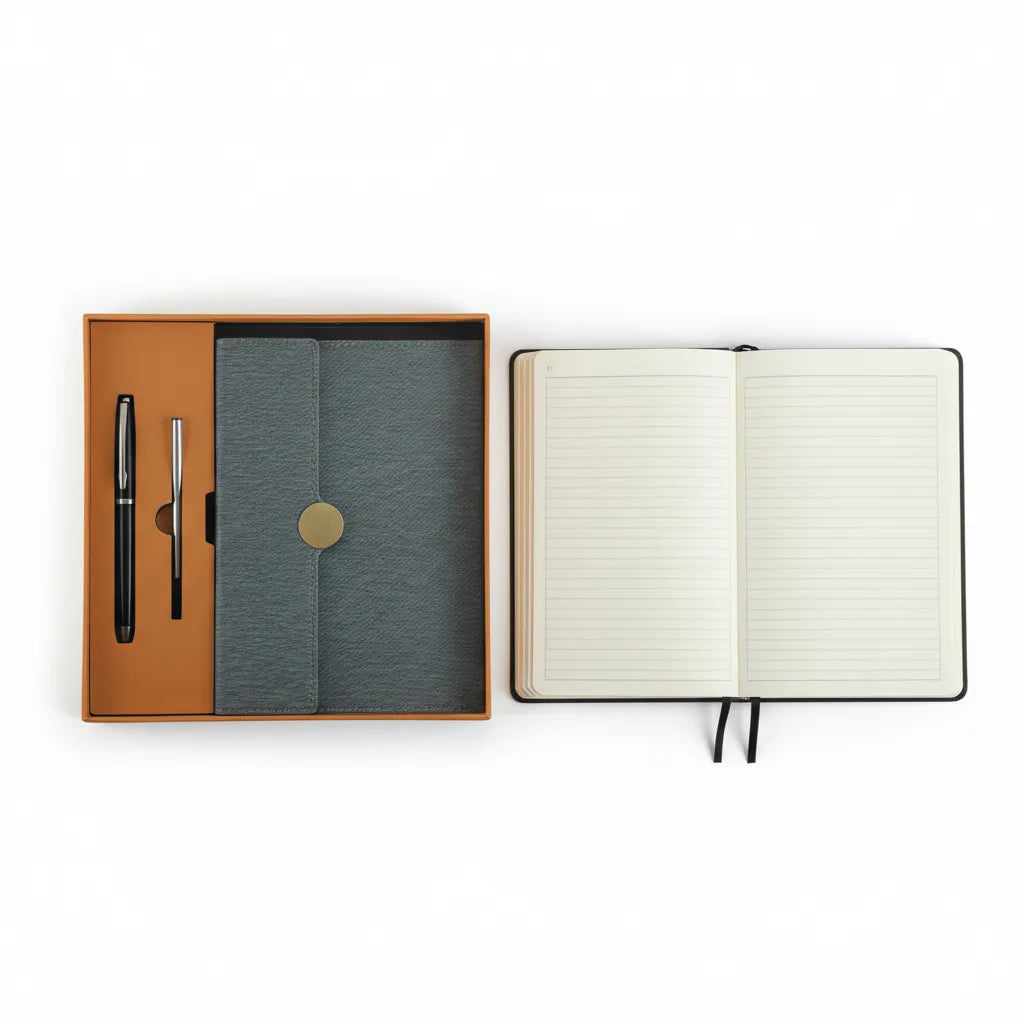 Premium Office Diary Gift Set with Pen