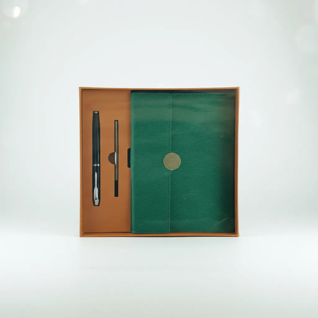 Premium Office Diary Gift Set with Pen