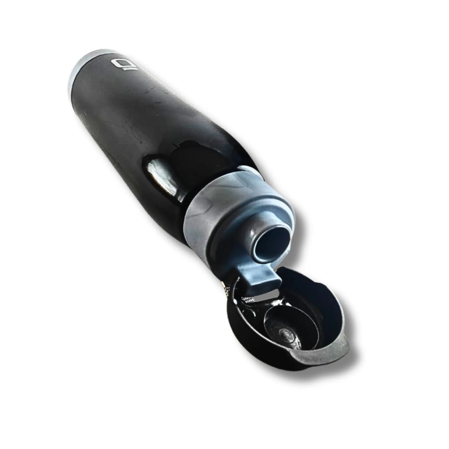 Premium Stainless Steel Water Bottle 900ml | Leakproof Insulated Steel Bottle with Flip Lid & Carry Strap | Black