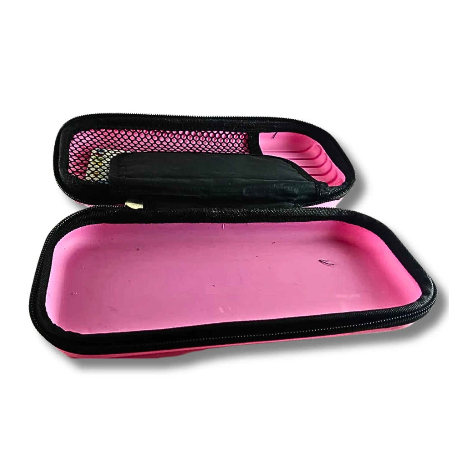 Princess Hard Shell Pencil Box for Girls | EVA Zipper Pencil Case with Mesh Pocket & Elastic Pen Holder | School Stationery Organizer