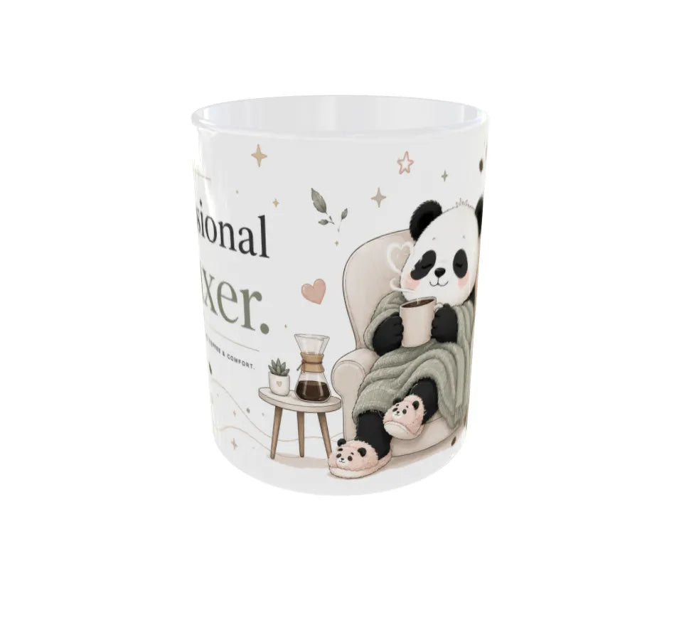 Professional Relaxer Panda Ceramic Coffee Mug